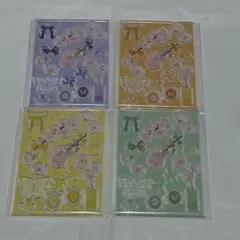 フクヤ キャラ福くじ スプリングパピヨン パーツ パープル オレンジ イエロー