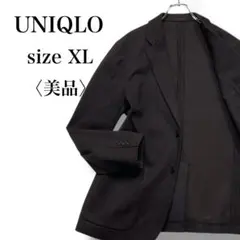 美品 ユニクロ 感動ジャケット テーラードジャケット 大きいサイズ XL