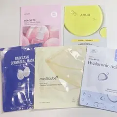 シートマスク パック　5枚セット Anua medicube ETUDE