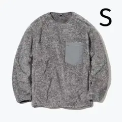 ユニクロ ファーリーフリースプルオーバー MEN Sグレー メンズ UNIQLO