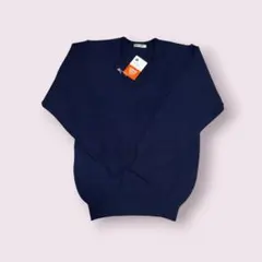 新品 NIKKE スクールセーター 紺 Lサイズタグ付き
