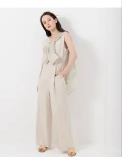 美品BABYLONEリネンオールインワン ロンパース