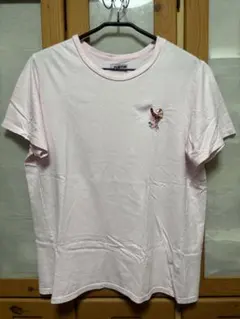 プニュズ PUNYUS いただきマウス えび 半袖Ｔシャツ 薄桃 サイズ③