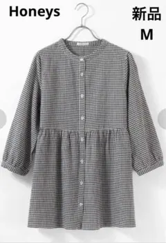 M新品ハニーズHoneysシネマクラブCINEMACLUBギャザーブラウス8分袖