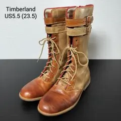 Timberland レースアップ ベルト付サイドジップブーツ 23.5