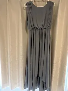 結婚式ワンピース　水色　オケージョン