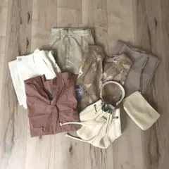 【まとめ売り】 夏物6点セット ブラウス シャツ スカートバック 福袋