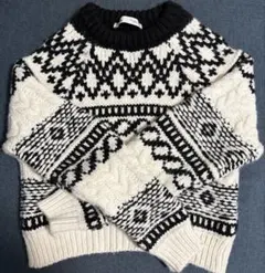 ZARA ニットショート丈