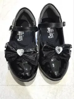 Bio-fitter ブラックフォーマルシューズ 19.0cm