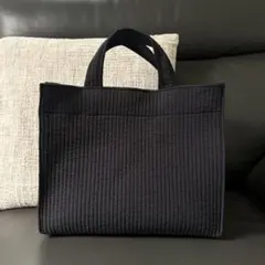 ヌビバック　ヌビトートバッグ　スクエア　ハンドメイド　ブラック　韓国ヌビ