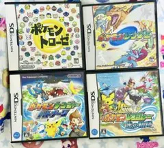 ポケモンレンジャー作品まとめ売り+ポケモントローゼ　DS ソフト