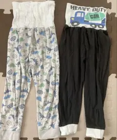腹巻付きパンツ　パジャマパンツ　2枚セット110cm