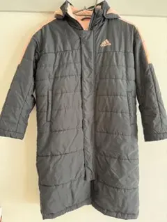 【値下げしました】adidas フード付きベンチコート 130サイズ