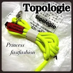 新品❤️topologie 8.0mm Rope ストラップ 蛍光イエロー／✲8