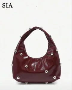 SHEIN ショルダーバッグ ワインレッド