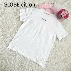 SLOBE citron 半袖Tシャツ【F】プリントロゴ ホワイトのサムネイル