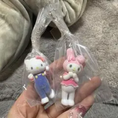 サンリオ ミニチュアチャーム ライブキャラクター キティ マイメロ