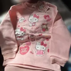 大人気　サンリオ　ハローキティ　トレーナー　長袖　秋冬　裏毛　110 新品