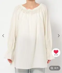 LOWRYSFARM オフショル2WAY チュニック 前後着用可能 新品未使用