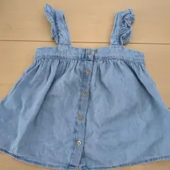 GAP コットン フリル付きトップス 2歳