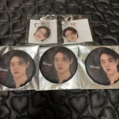 TREASURE ハルト 缶バ 顔アクキー カプセルトイ