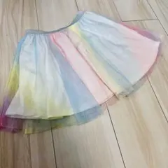 ANAP KIDS レインボーカラー チュールスカートのサムネイル