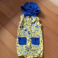 BABY DOLL ミッキー・ミニー柄ロンパース　80cm