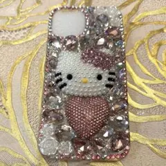 ハローキティ ストーンデコiPhone14ケース