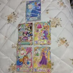 ディズニーファッションカード5枚セット