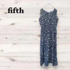 フィフス 花柄フレアロングワンピース フェミニン ガーリー リゾート Y2K 夏