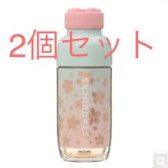 スターバックス SAKURAボトルシリコーンリッドシャイニーフラワーズ 2個