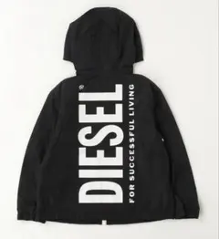 DIESEL フード付きブラックジャケット