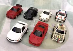 ミツワモデル プルバック式 ミッドレーサーシリーズ 組立て済み ７点セットのサムネイル