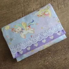 SALE!!移動ポケット☆ユニコーン2点セット☆ハンドメイド☆女の子 D43☆移動ポケット☆ハンドメイド☆入学入園☆2ポケット☆ユニコーン