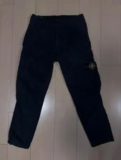 STONE ISLAND ブラック カーゴパンツのサムネイル