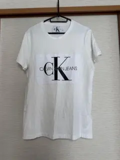 CALVIN KLEIN JEANS ホワイト Tシャツ M