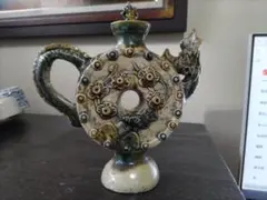 漢時代 古青銅香炉蓋 置物 古美術 入手困難 ウブ品 飾り壺 WWST048
