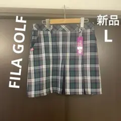 FILA GOLF ゴルフウェア　スカート　チェック　L 新品
