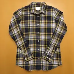 THE NORTH FACE ノースフェイス チェック混紡シャツ サイズM 美品