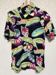 patagonia ブラックバナナアロハシャツ S パタロハ