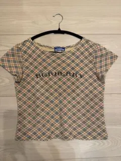 BURBERRY チェック柄 半袖Tシャツ M