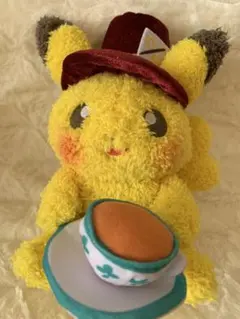 Pokémon Center Pikachu Plush withTea Cup