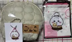ちいかわ　ココス　ちいかわ　ポーチ　ラバーキーホルダー　巾着　3点セット