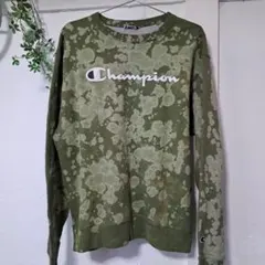 Champion 迷彩 スプラッター柄 トレーナー M