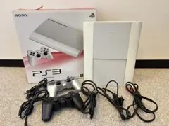 SONY PS3 ホワイト 本体 コントローラー2個付き