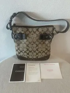 COACH コーチ ロゴパターン ショルダーバッグ - メルカリ