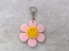 mii お花のニコちゃん ネームストラップ mii様専用 お花のニコちゃん ネームストラップ - メルカリ