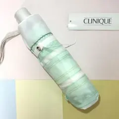 新品！CLINIQUE 晴雨兼用 UV加工 紫外線防止 折り畳み傘のサムネイル