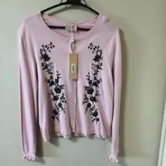 値下げ新品TOY Gピンク ニット カーディガン★イタリア製