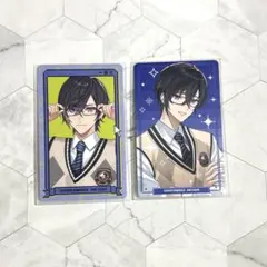 にじさんじ 四季凪アキラ 学園ゔぉるたくしょん フォト風カード 2枚セット
